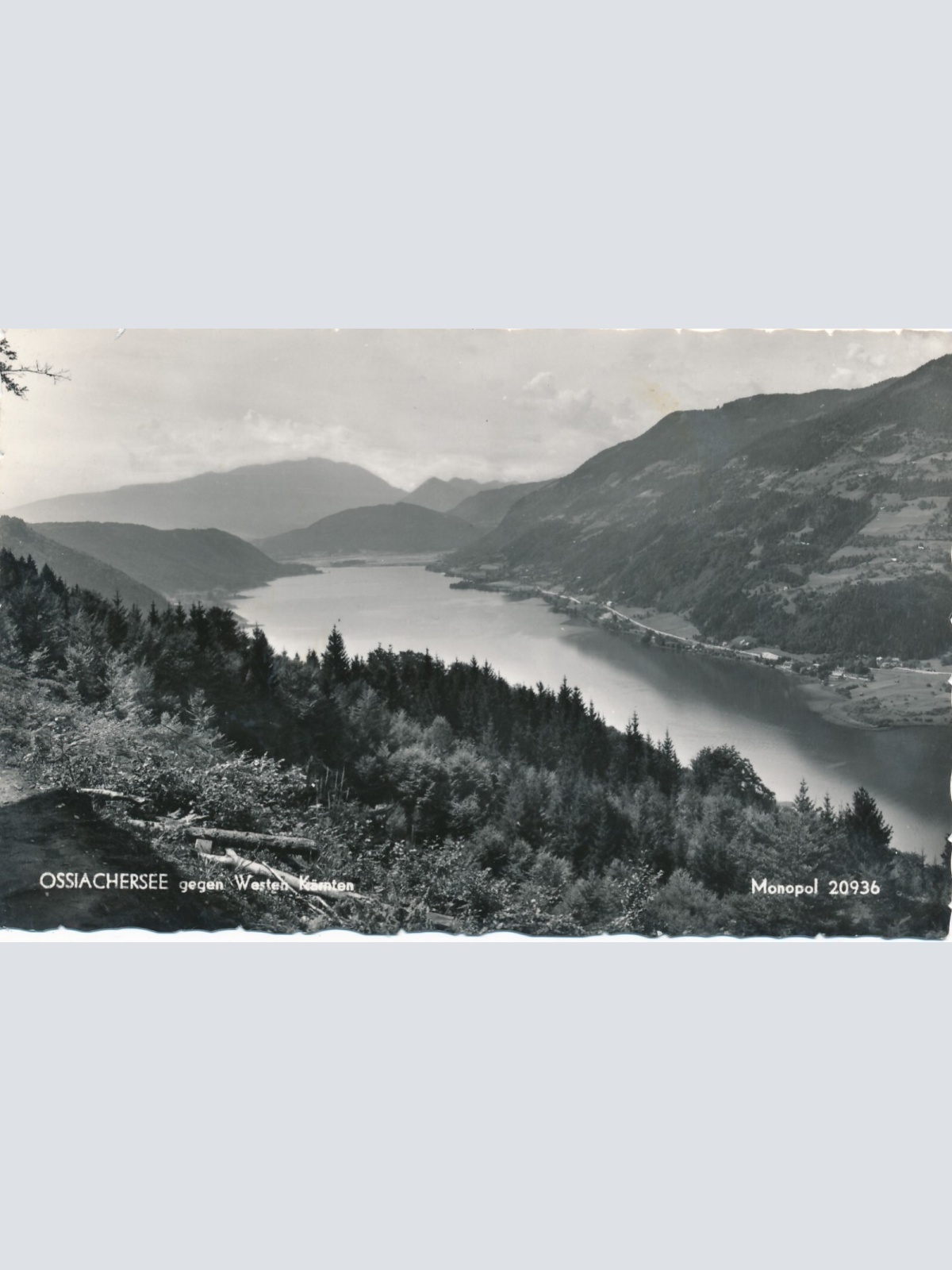 AK vom Ossiachersee gegen Westen Kärnten Ansichtskarte (12220)