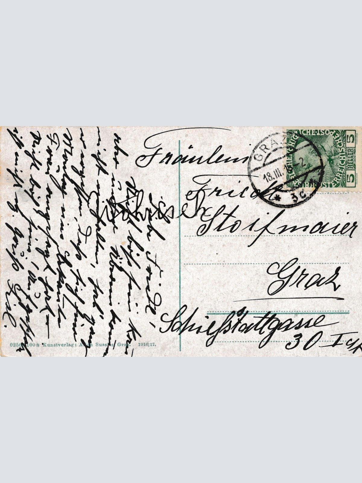 AK aus Graz Steiermark Ansichtskarte (J206)