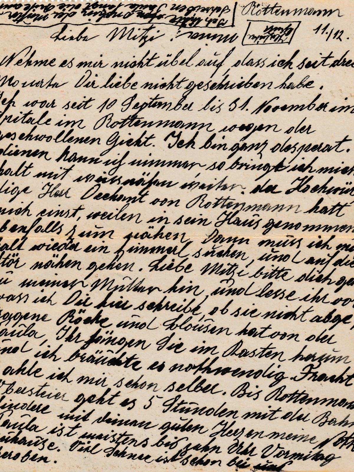 10 Heller Ganzsachen - Karten - Brief aus Rottenmann (16297)