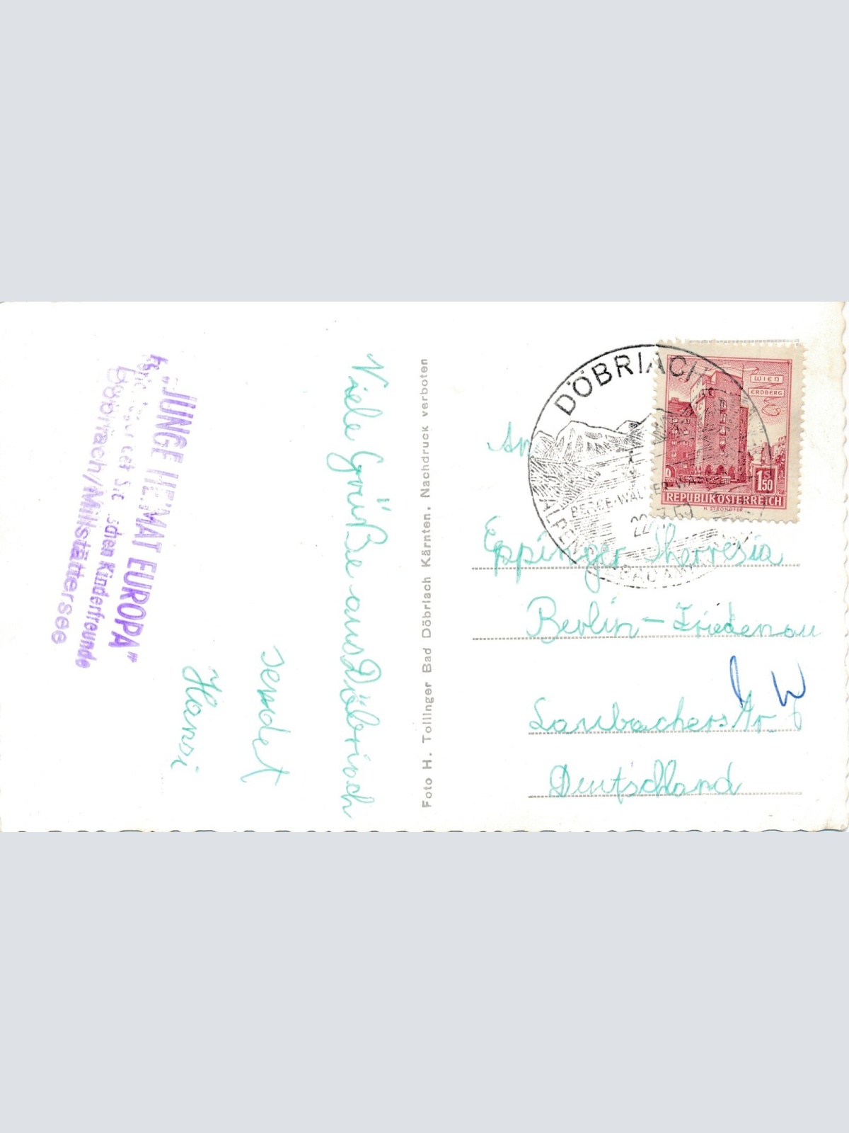 AK aus Döbriach Kärnten Ansichtskarte (12114)