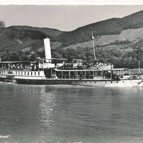 AK erste Donau Dampfschffahrts Gesellschaft mit Dampfer Budapest (12477)