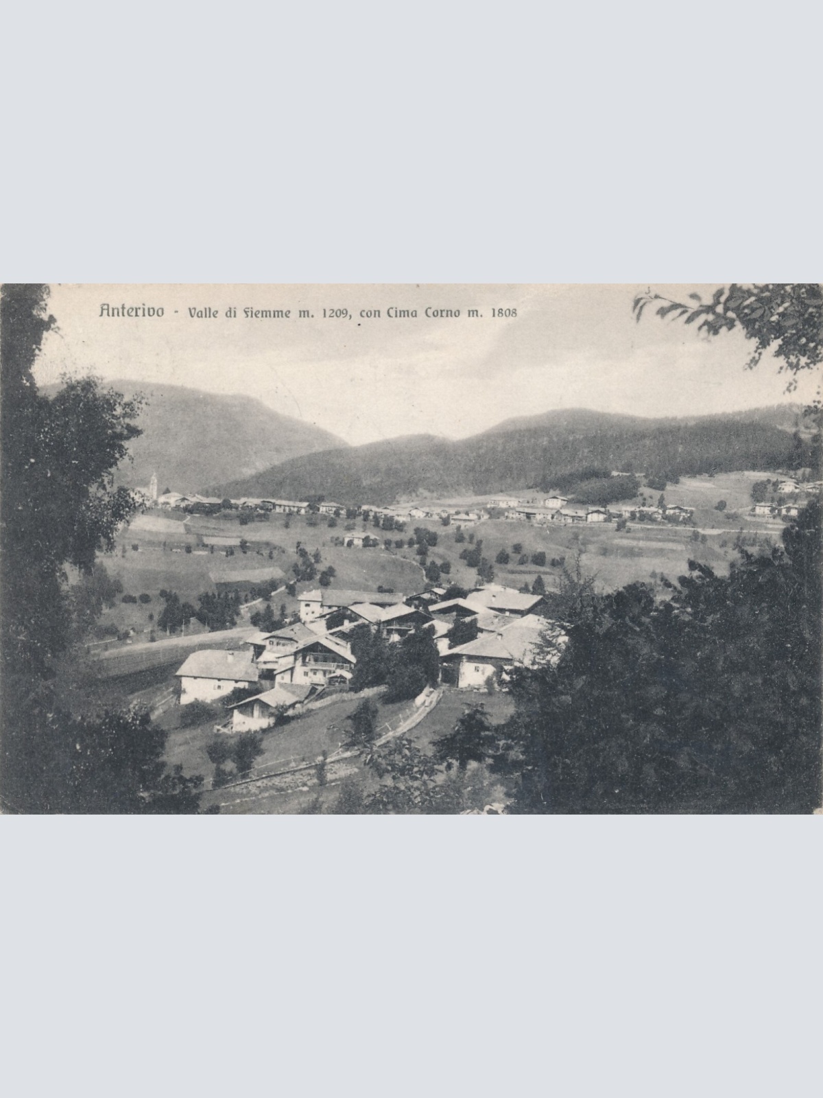 AK aus Anterivo Valle di Siemme Italien Ansichtskarte (12459)