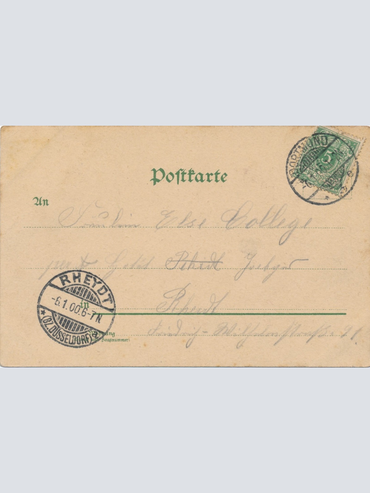 Motiv - Karte gruss aus Dortmund Kleeblatt mit Engel Ansichtskarte (11476)