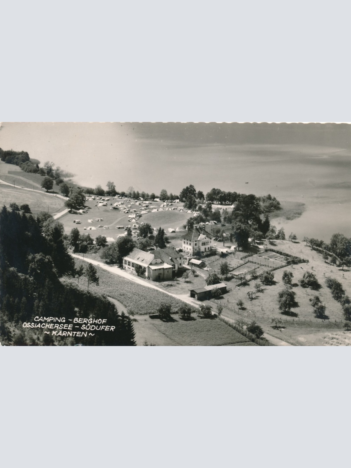 AK Camping Berghof Ossiachersee Kärnten Ansichtskarte (12138)