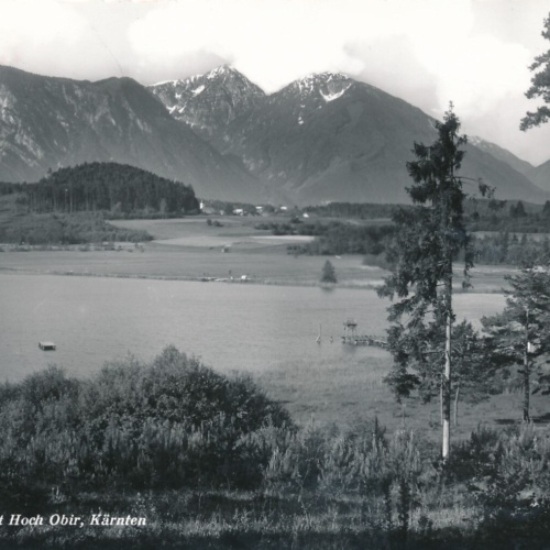 AK vom Turner See mit Hoch Obir Kärnten Ansichtskarte (12139)