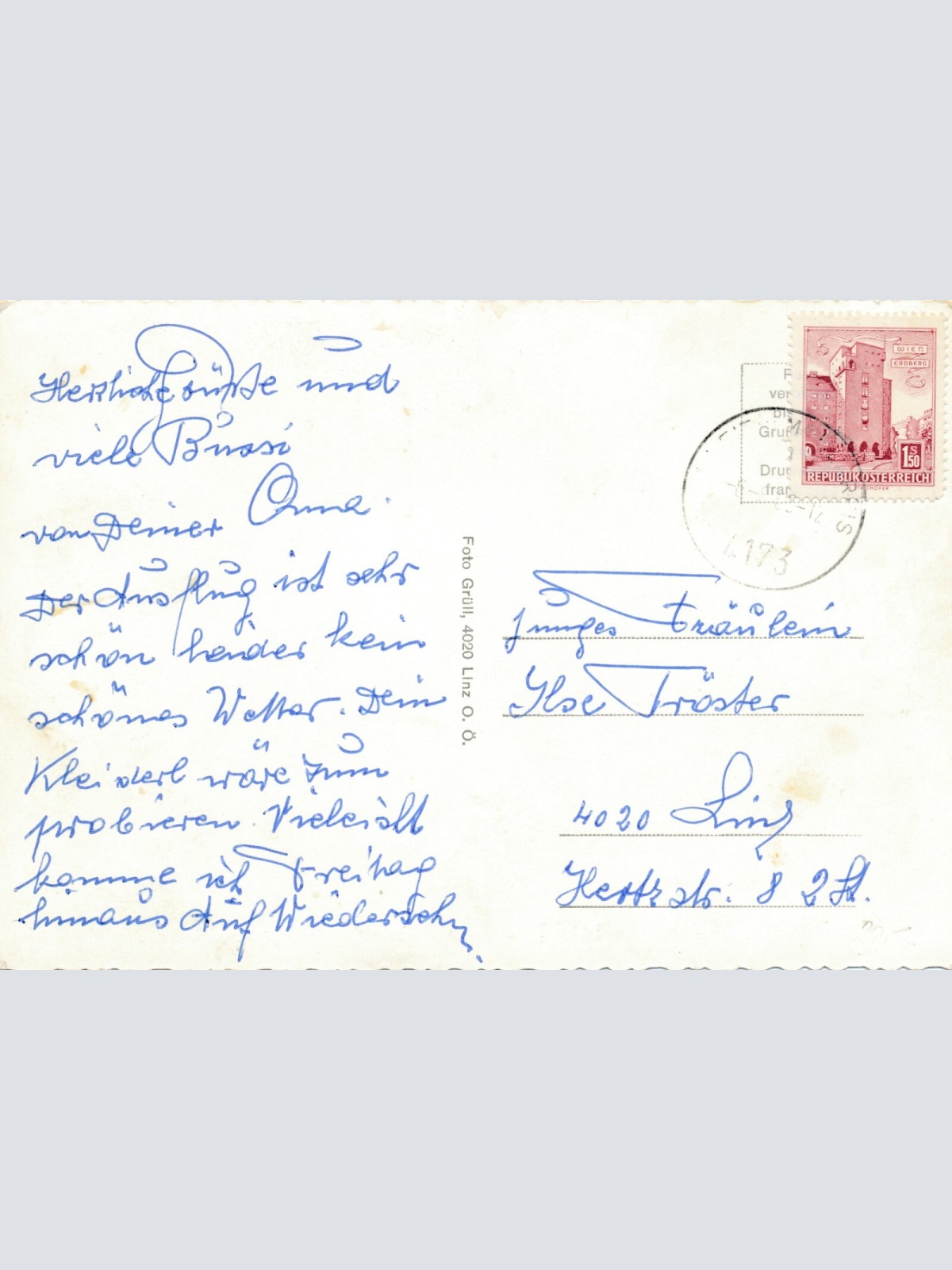 AK aus Hansberg Jugenferienheim Oberösterreich Ansichtskarte (11486)