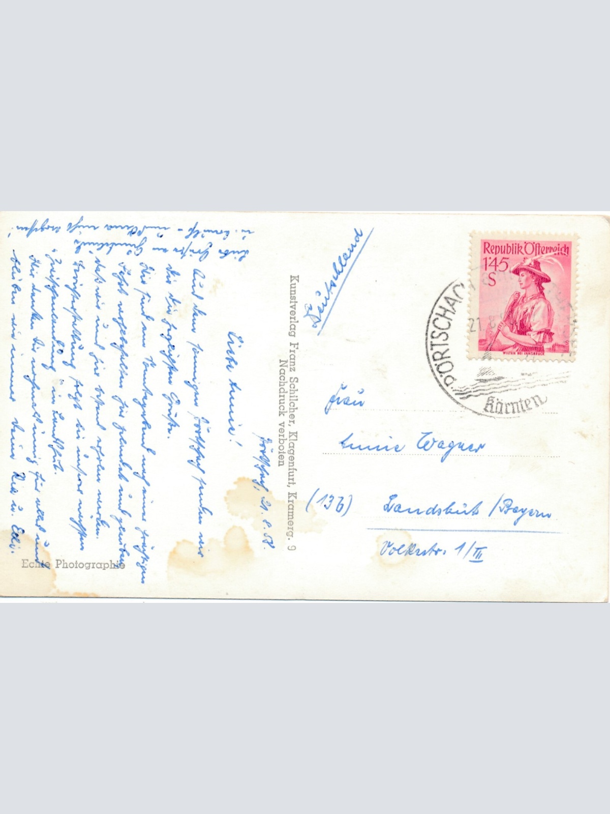 AK aus Pörtschach Kärnten Ansichtskarte (12124)