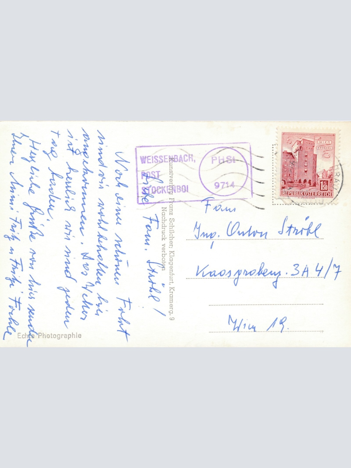 AK aus Neusach und Techendorf Kärnten Ansichtskarte (12127)