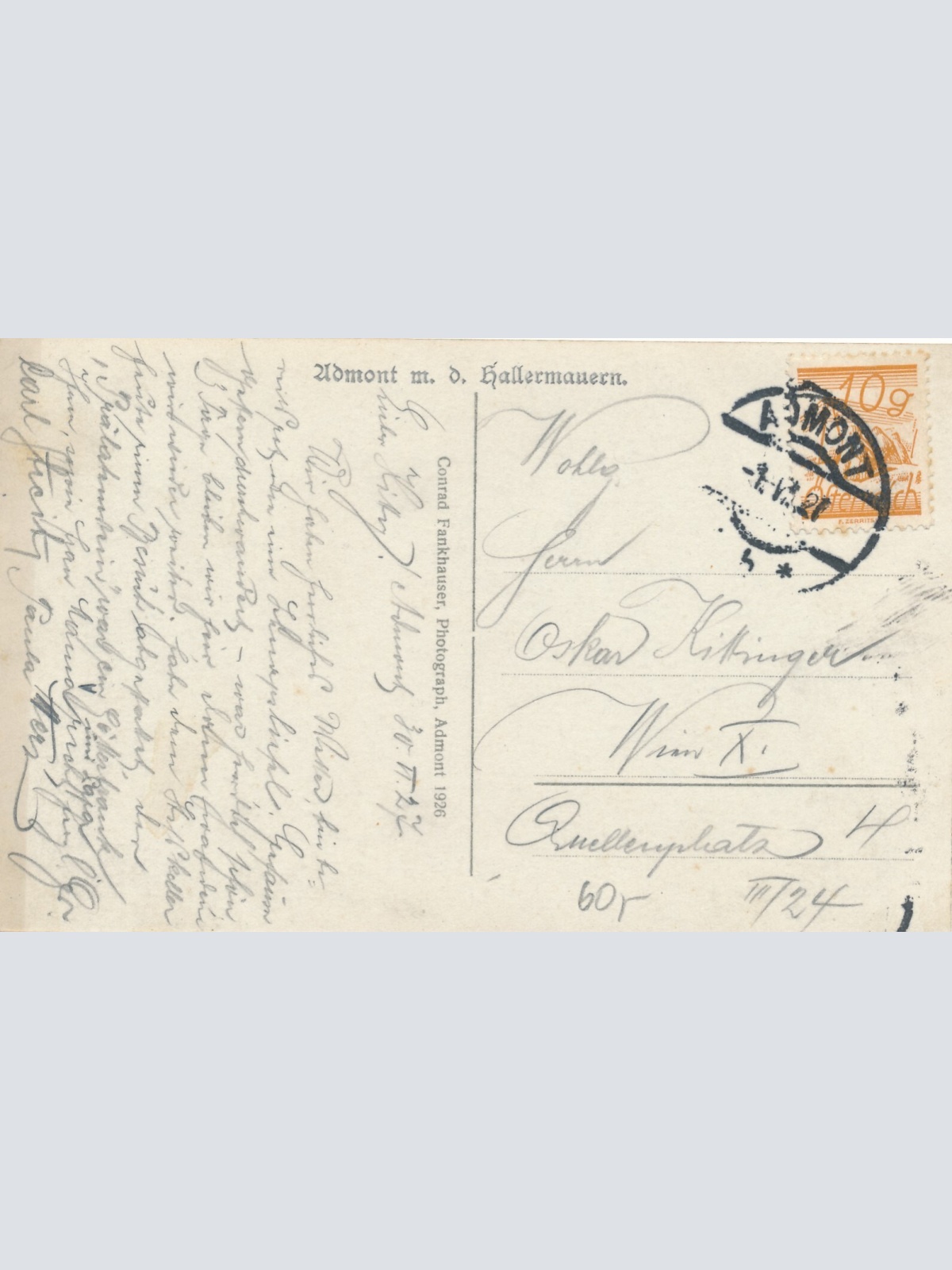 AK aus Admont Steiermark Ansichtskarte (12420)