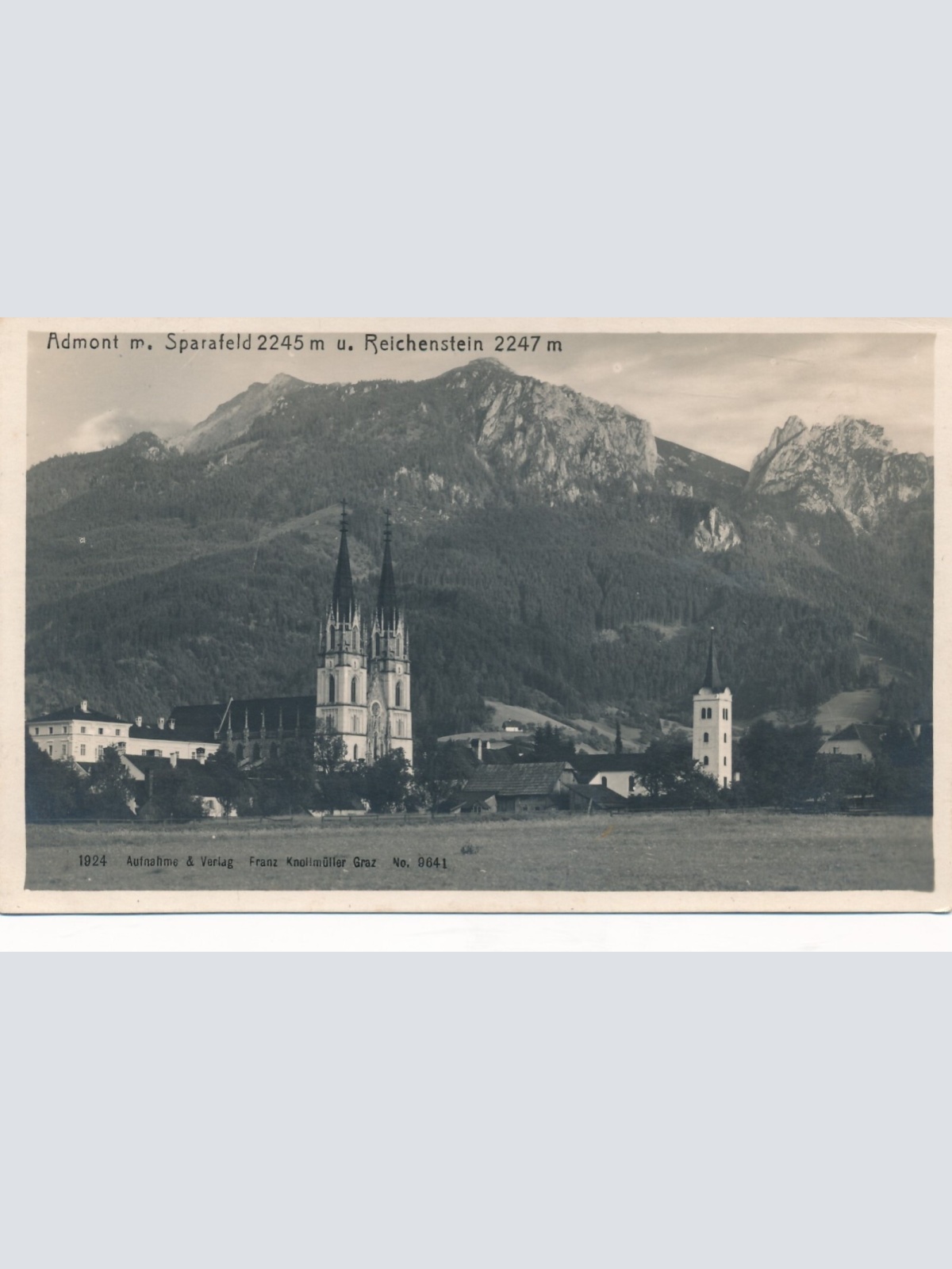 AK aus Admont mit Kirche Steiermark Ansichtskarte (12427)