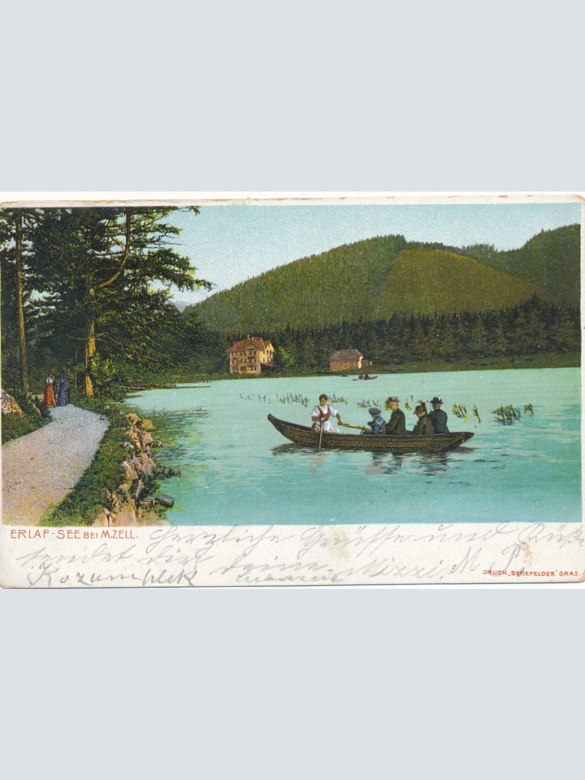 AK vom Erlafsee bei M. Zell Steiermark Ansichtskarte (12599)