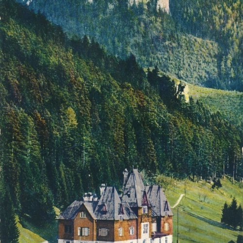 AK aus Mürzsteg mit Kaiserlichem Jagtschloss Steiermark Ansichtskarte (12616)