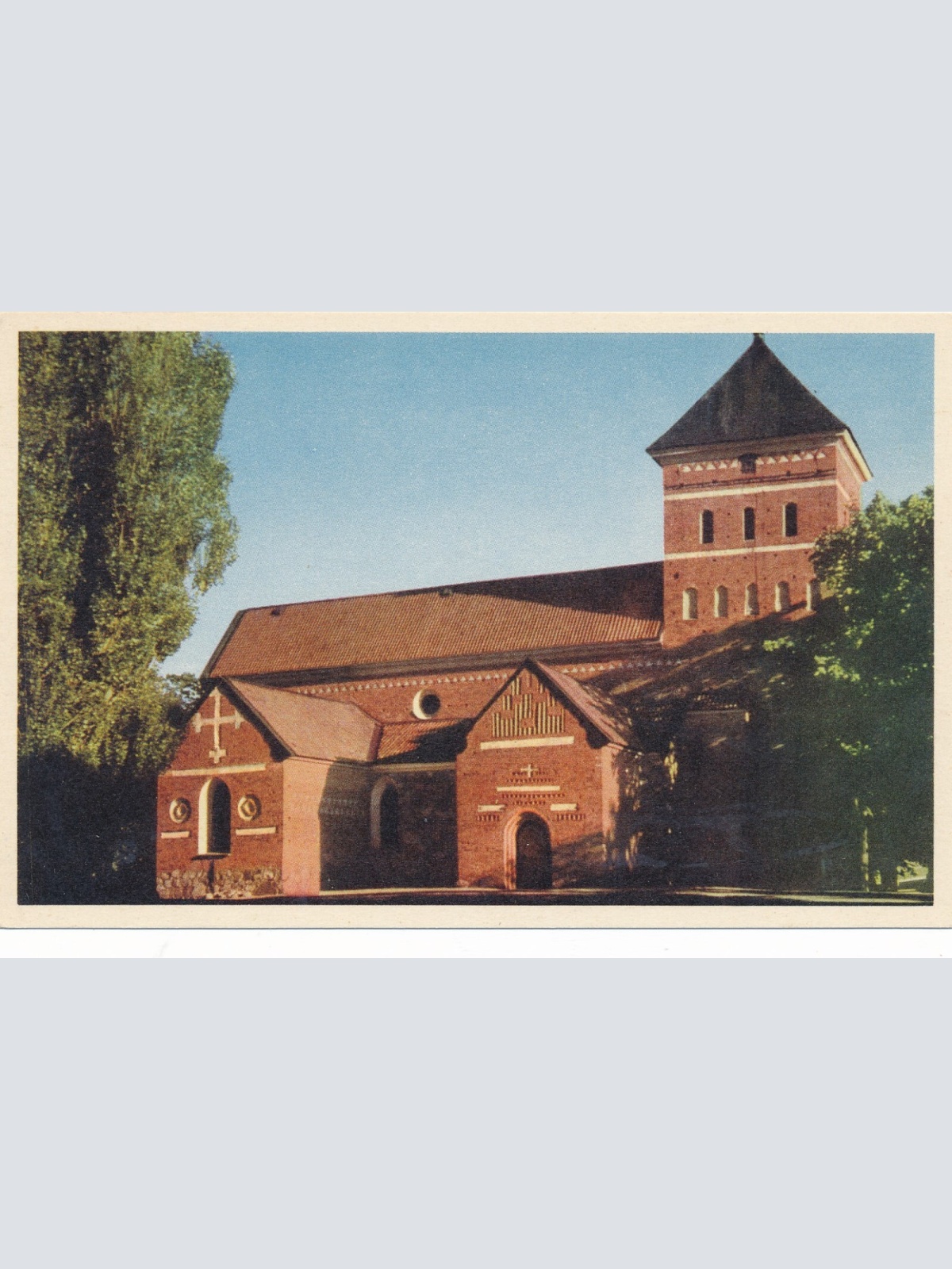 AK aus Uppsala Trefaldighetskyrkan Schweden Ansichtskarte (12558)