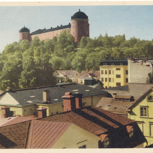 AK aus Uppsala Slottet Schweden Ansichtskarte (12563)