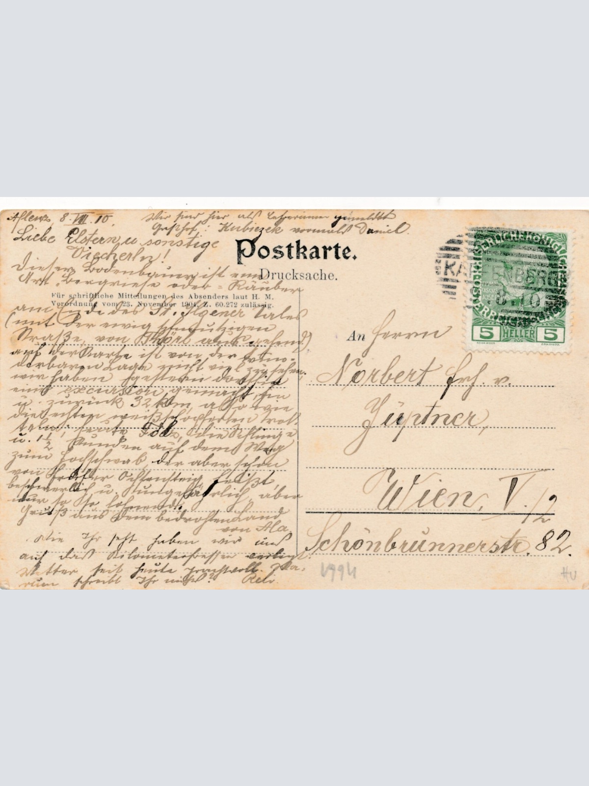 AK aus Hochschwab Steiermark Ansichtskarte (12355)