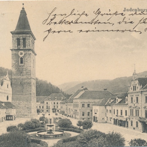 AK aus Judenburg Hauptplatz Steiermark Ansichtskarte (12386)