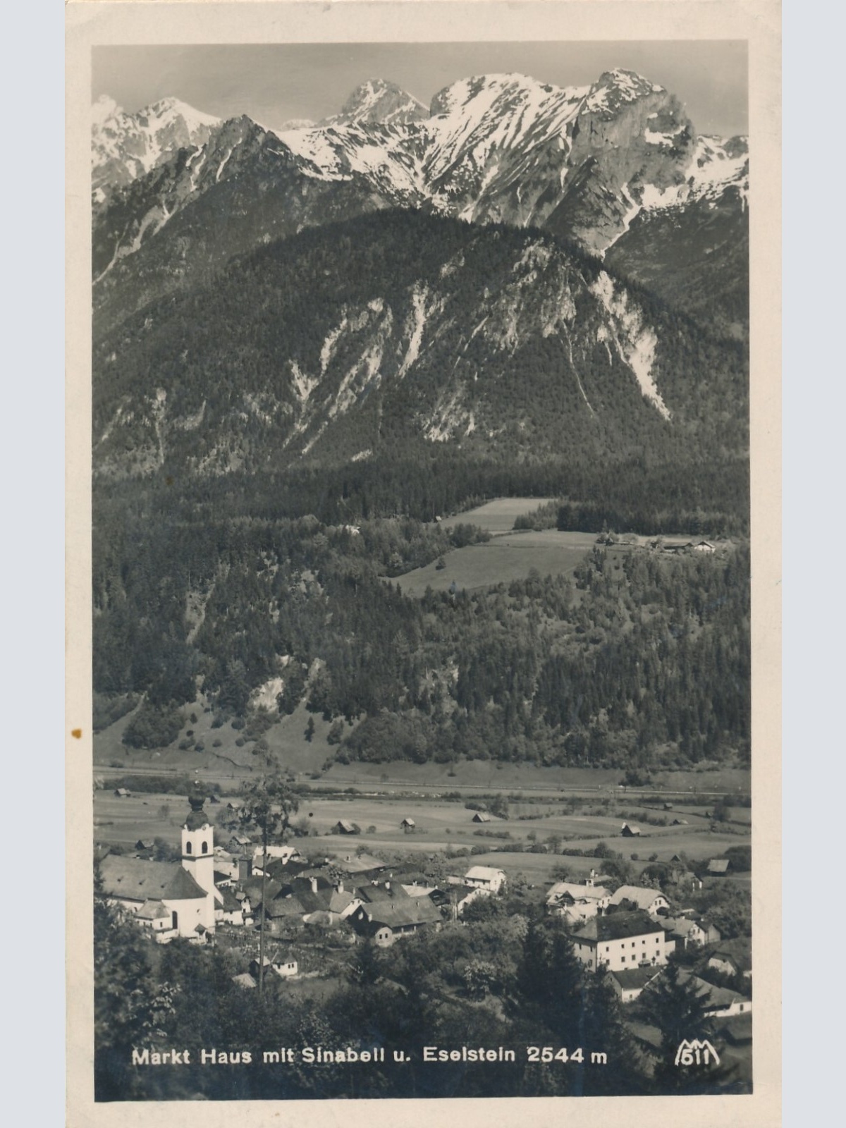 AK Markt Haus mit Sinabell und Eselstein Ansichtskarte (12390)