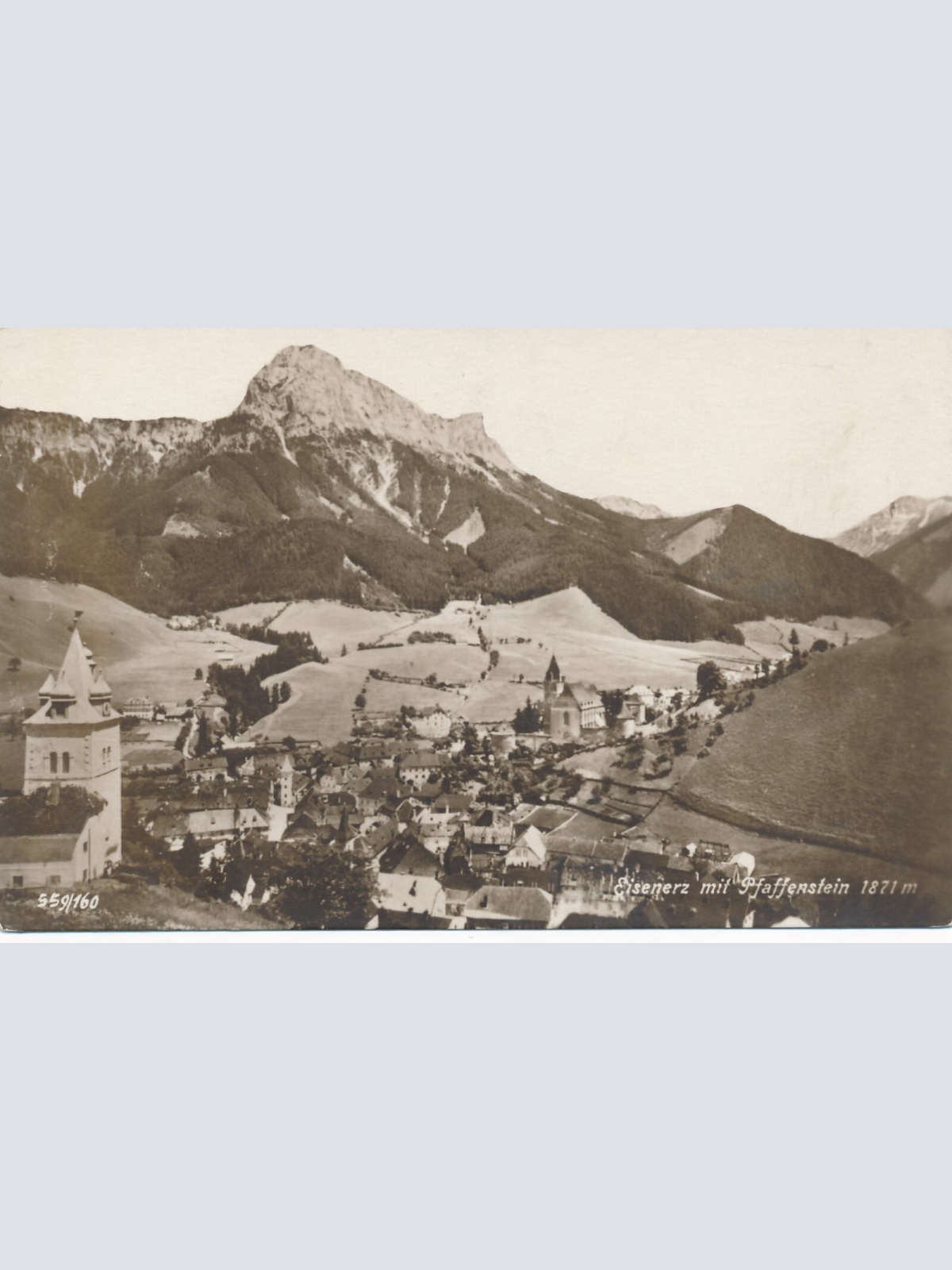 AK aus Eisenerz mit Pfaffenstein Steiermark Ansichtskarte (12801)