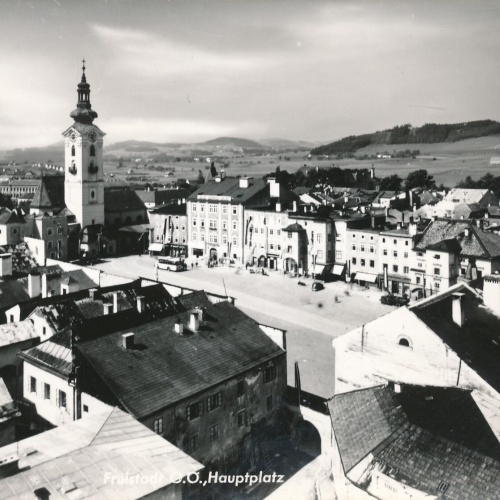 AK aus Freistadt Hauptplatz Oberösterreich Ansichtskarte (12825)