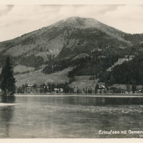 AK vom Erlafsee mit Gemeindealpe Steiermark Ansichtskarte (12802)