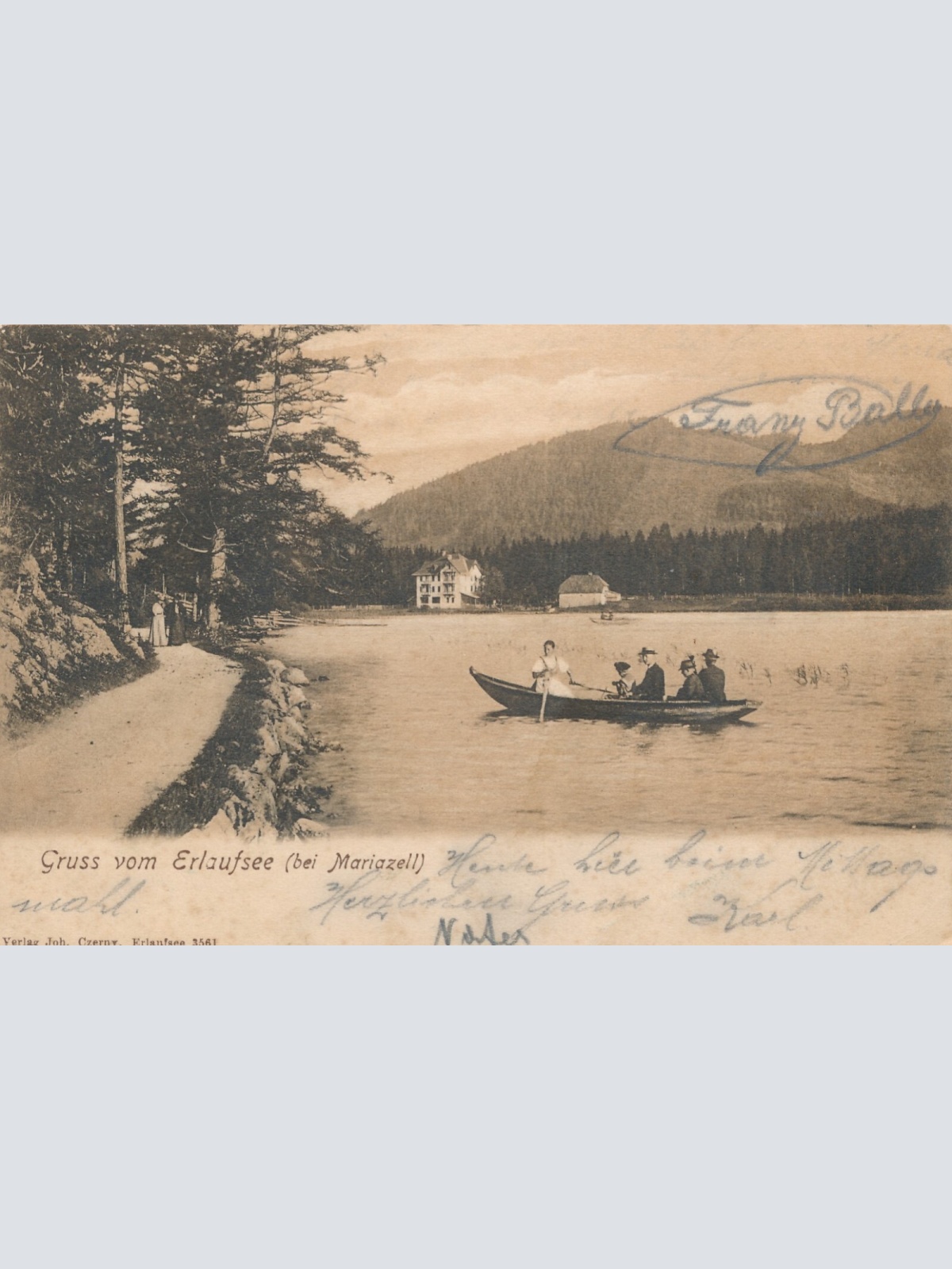 AK vom Erlafsee Steiermark Ansichtskarte (12803)