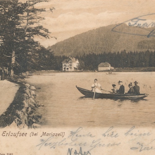 AK vom Erlafsee Steiermark Ansichtskarte (12803)