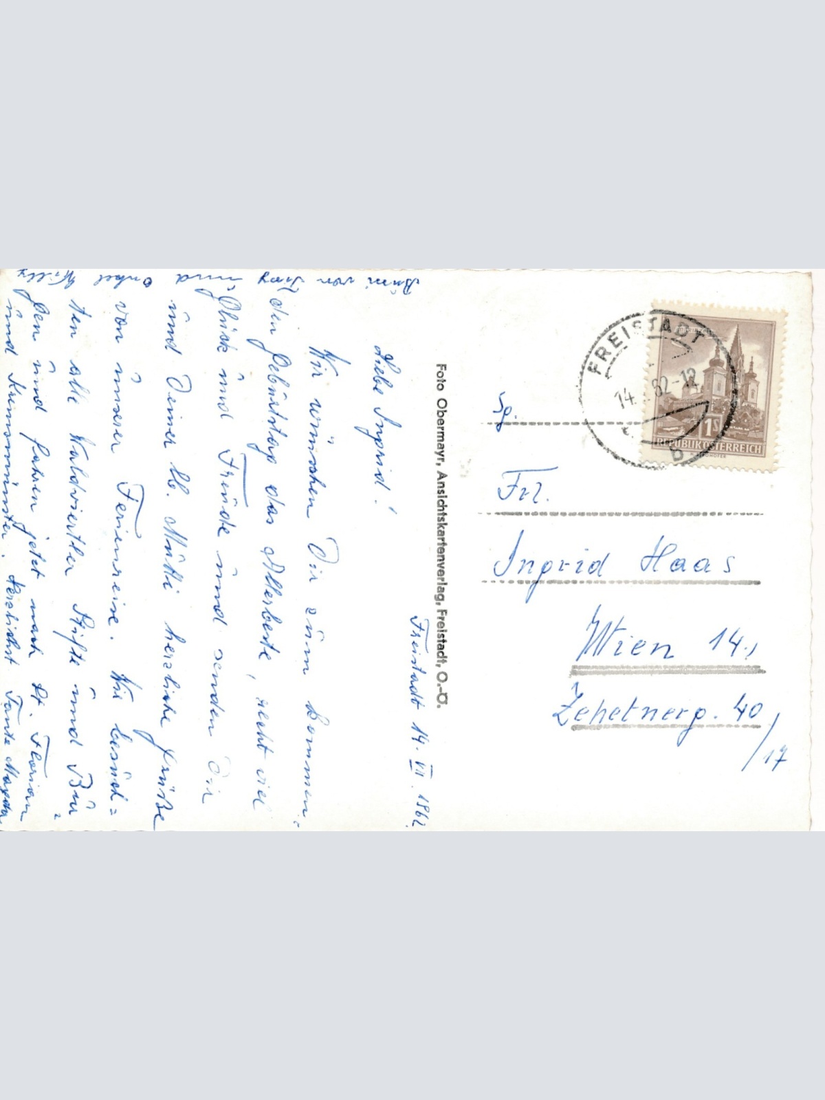 AK aus Böhmertor Freistadt Oberösterreich Ansichtskarte (12851)