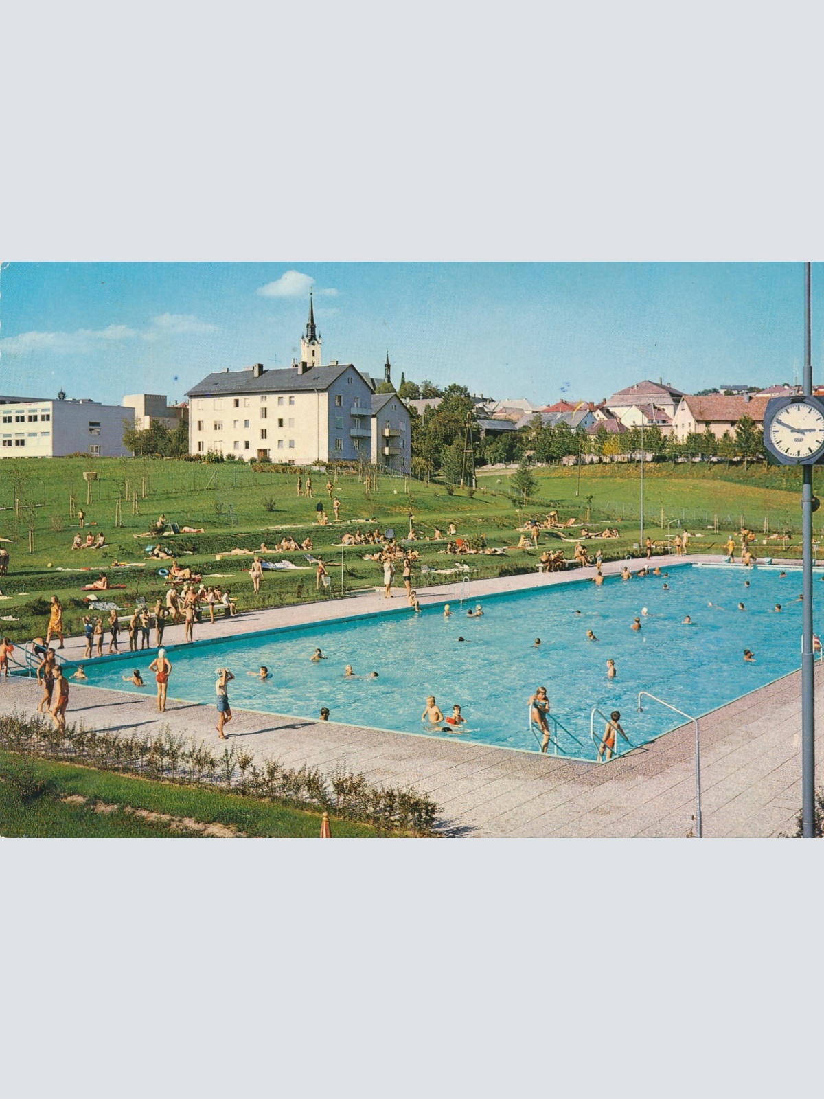 AK aus Rohrbach mit Freibad Oberösterreich Ansichtskarte (J365)