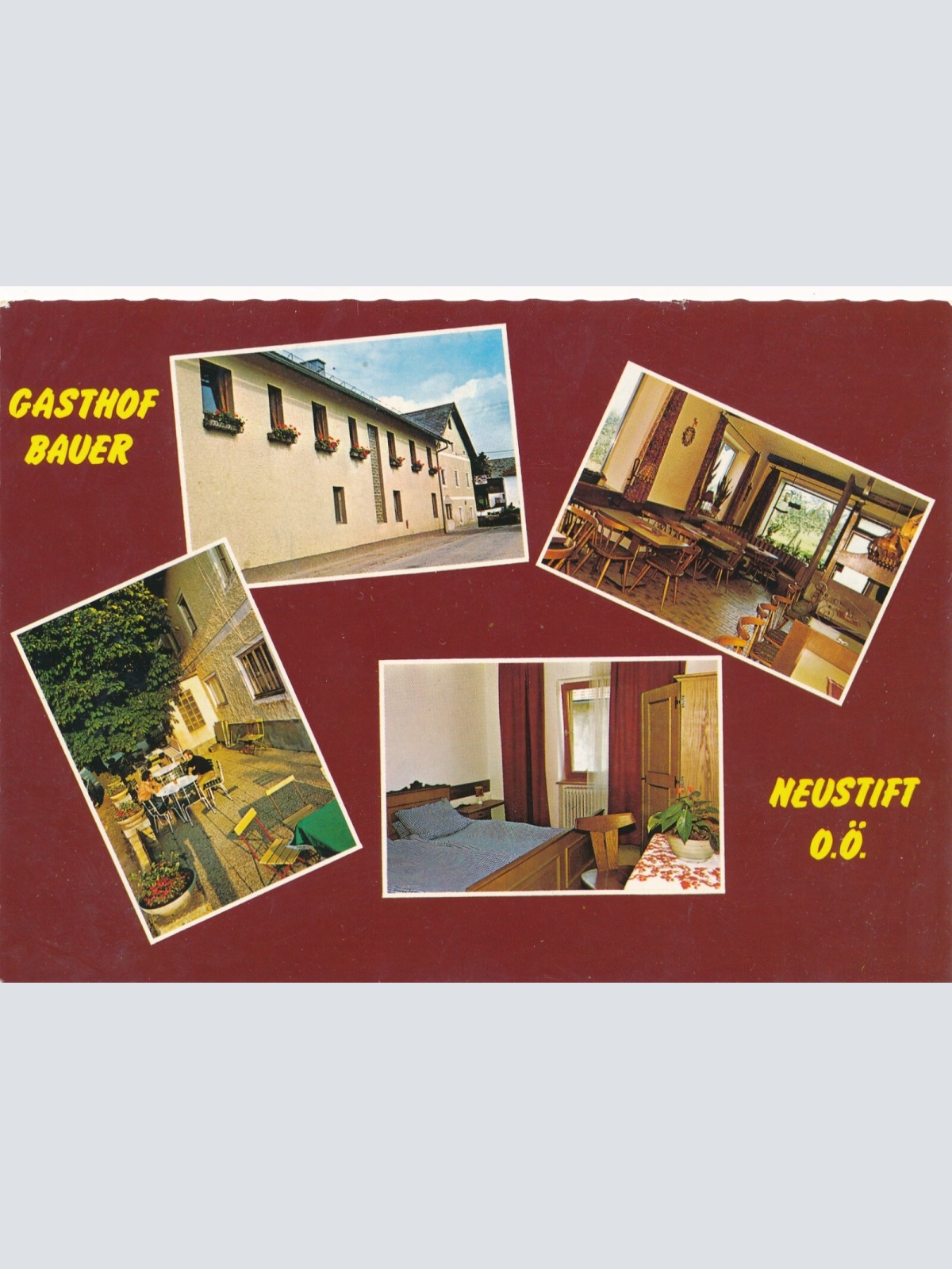 AK aus Neustift mit Gasthof Bauer Ansichtskarte (J368)