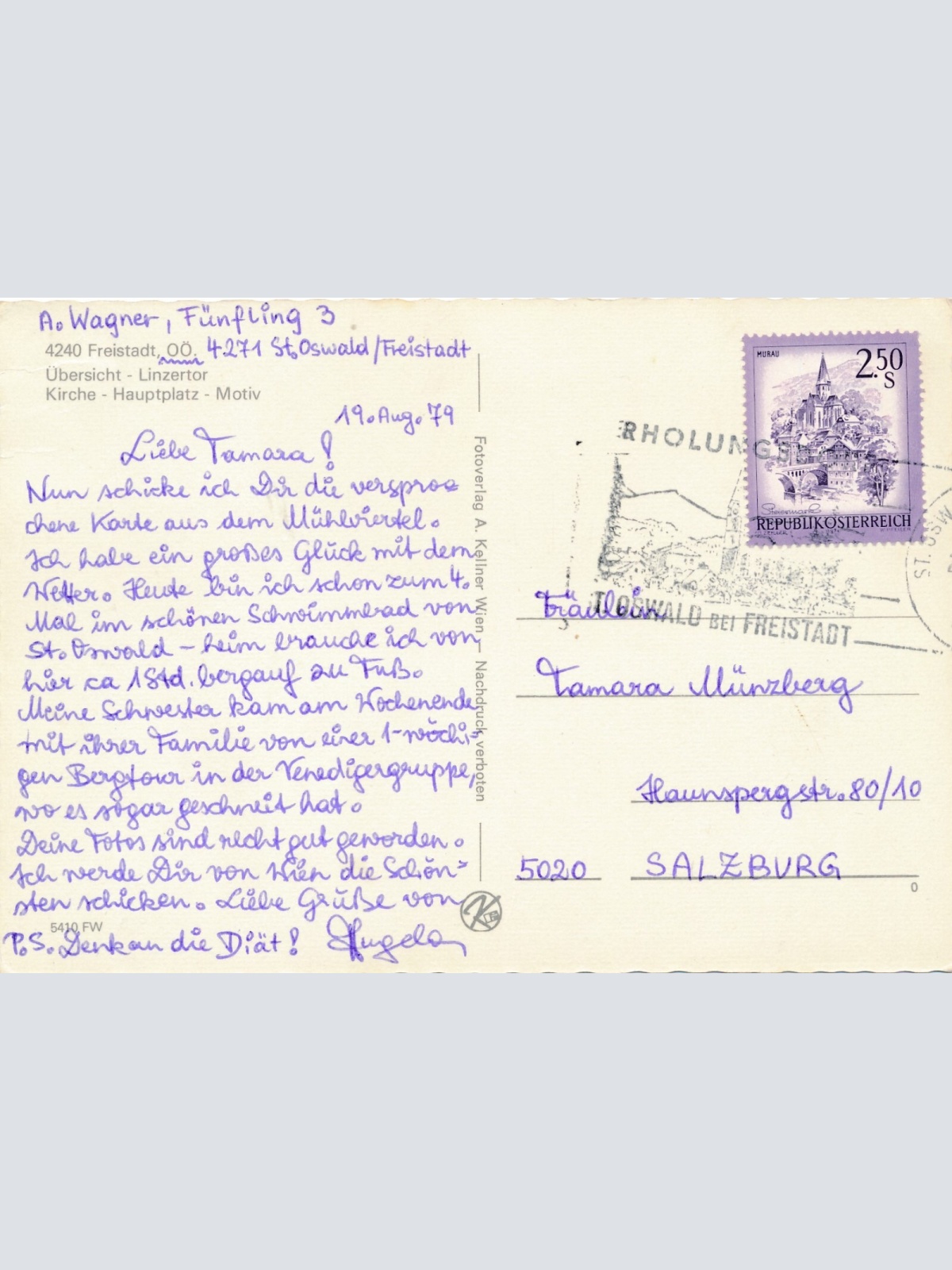 AK aus Freistadt Oberösterreich Mehrbildkarte Ansichtskarte (J354)