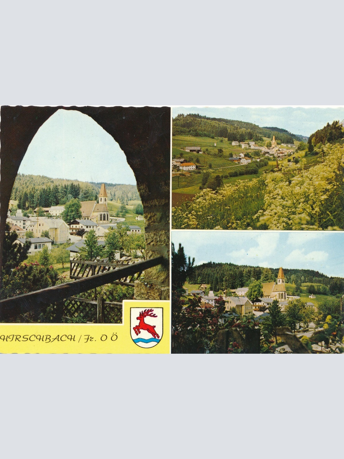 AK aus Hirschbach Oberösterreich Mehrbildkarte Ansichtskarte (J352)
