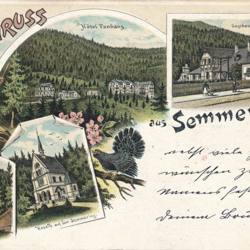 Lirho - Karte gruss aus Semmering Niederösterreich Ansichtskarte (12041)