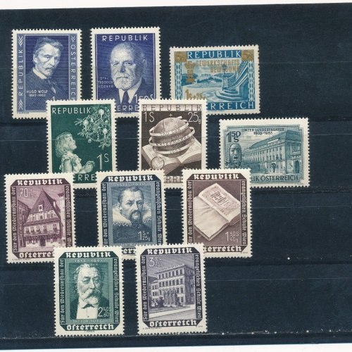Österreich Jahrgang 1953 komplett postfrisch 11 Marken (12902)