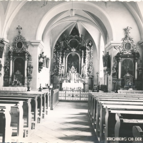 AK aus Kirchberg Kircheninneres Oberösterreich (12921)