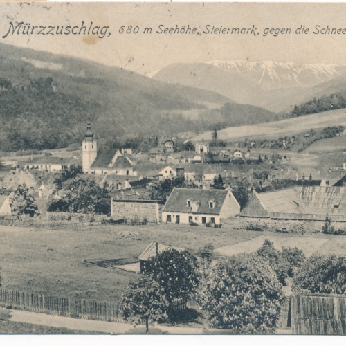 AK aus Mürzzuschlag Steiermark Ansichtskarte (12647)