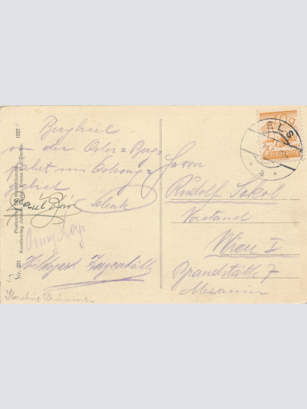 AK Burg Hartenstein Niederösterreich Ansichtskarte (12713)