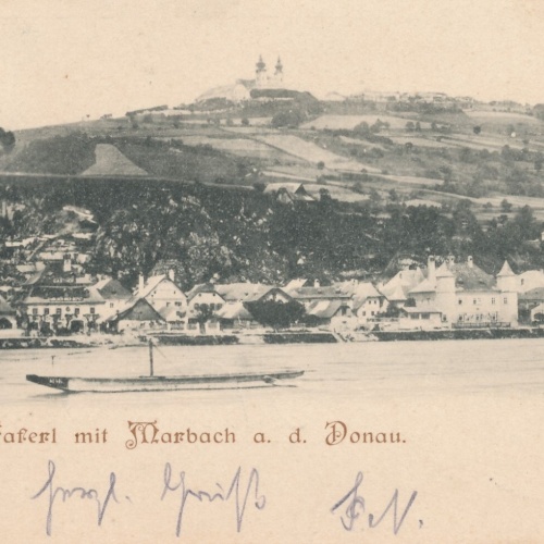 AK aus Maria Taferl mit Marbach Niederösterreich Ansichtskarte (12693)