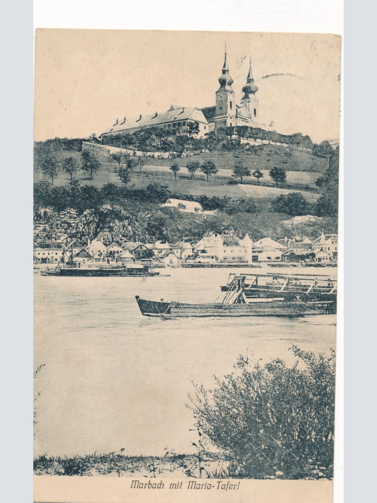 AK aus Marbach mit Maria Taferl Niederösterreich Ansichtskarte (12694)