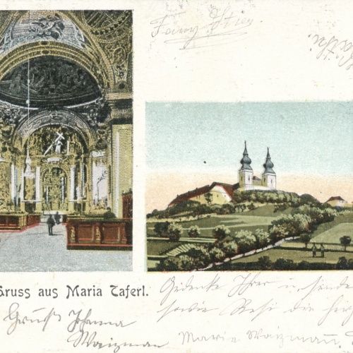 AK gruss aus Maria Taferl Niederösterreich Ansichtskarte (12695)