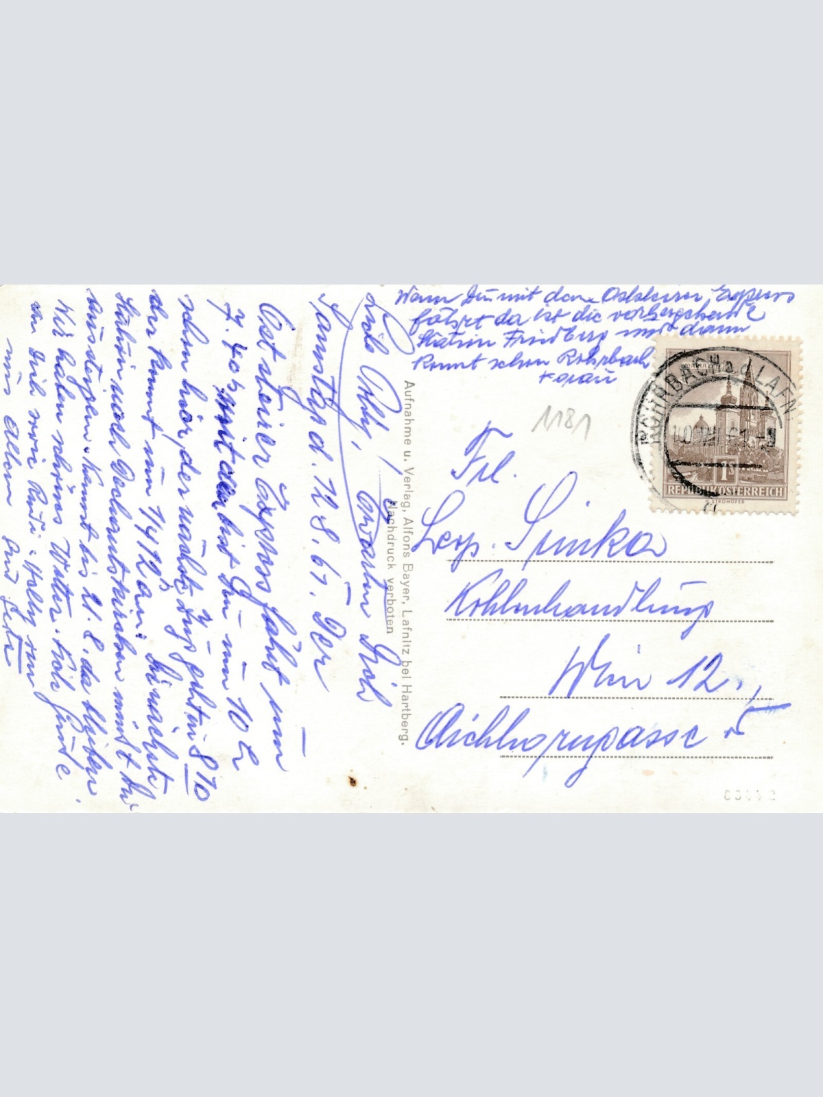 AK aus Rohrbach mit St. Josefkirche Steiermark Ansichtskarte (13133)