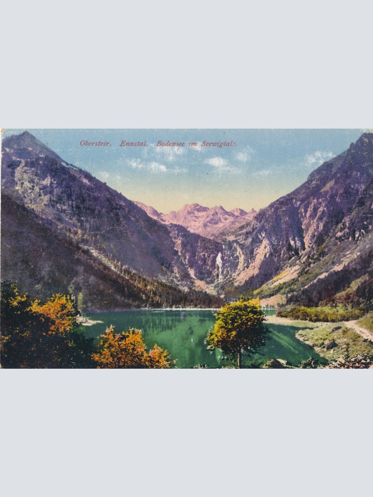 AK, Ennstal, Bodensee im Seewigtal, Steiermark (S2942)