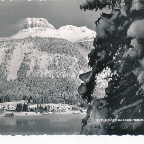 AK aus Alt Aussee im Winter Steiermark Ansichtskarte (13139)