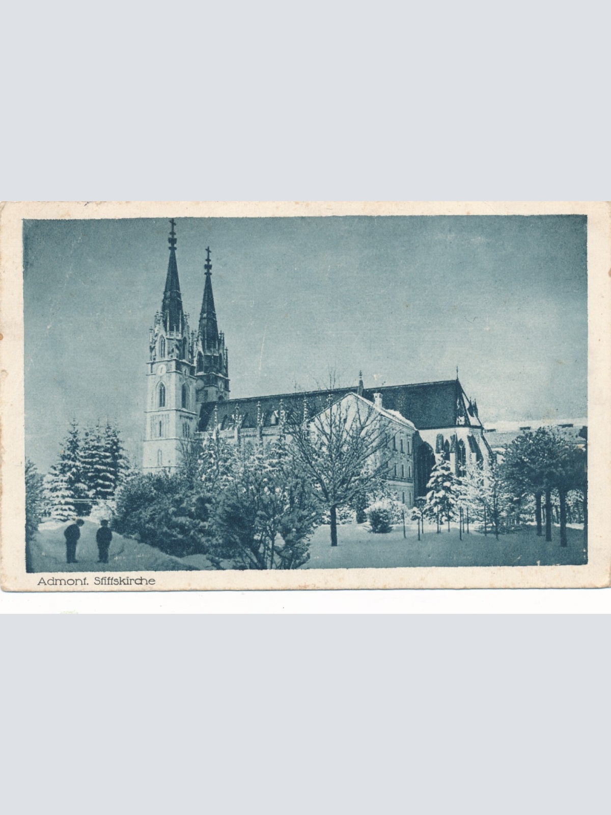 AK aus Admont Stiftskirche Steiermark Ansichtskarte (13158)