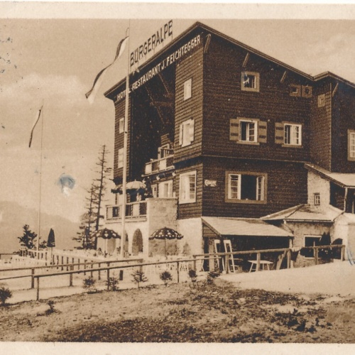 AK von der Bürgeralpe Steiermark Ansichtskarte (13152)