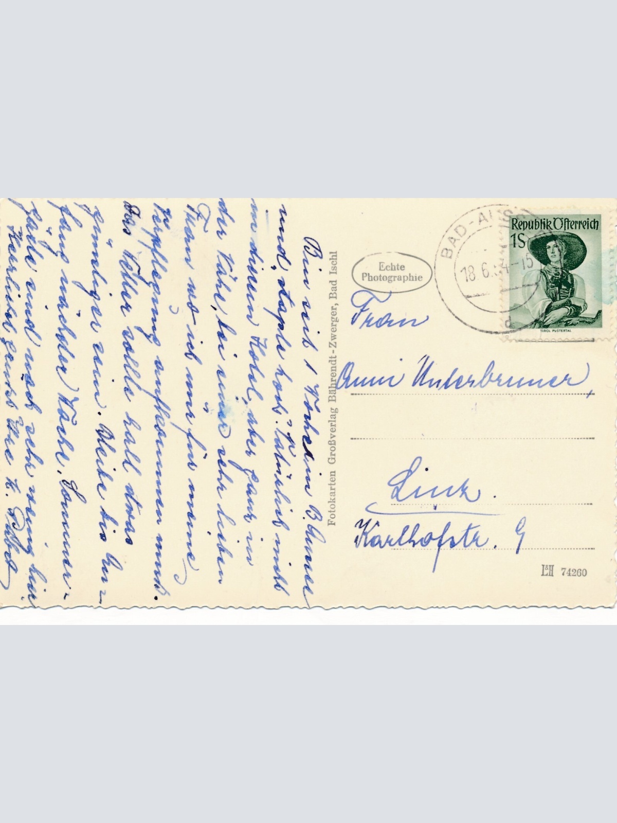 AK vom Hotel Pension Wasnerin Steiermark Ansichtskarte (13141)