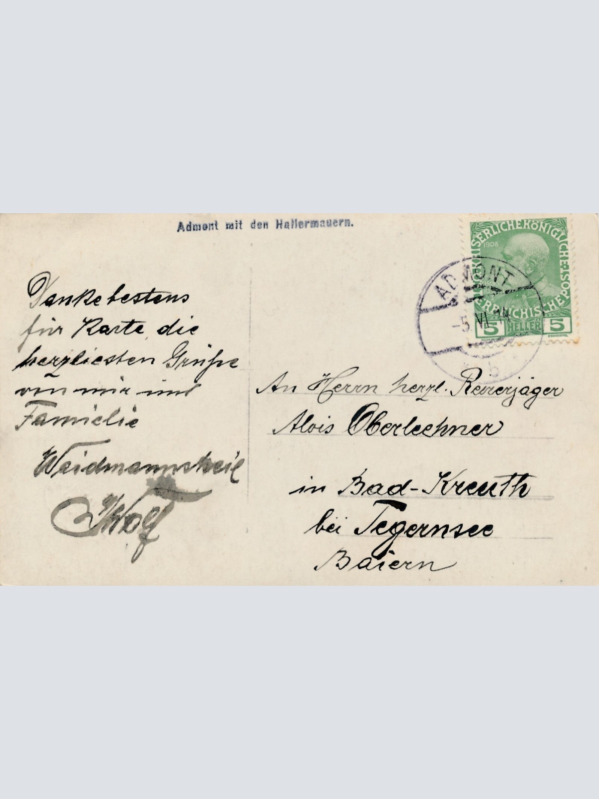 AK aus Admont Steiermark Ansichtskarte (13074)