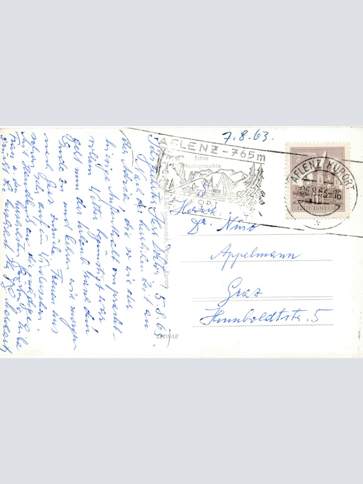 AK aus Aflenz Steiermark Ansichtskarte (13075)