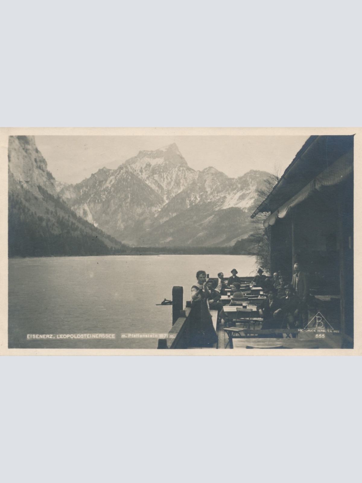 AK aus Eisenerz mit Leopoldsteinersee Steiermark Ansichtskarte (13058)