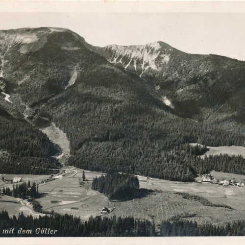 AK vom Lahnsattel mit dem Göller Steiermark Ansichtskarte (13059)