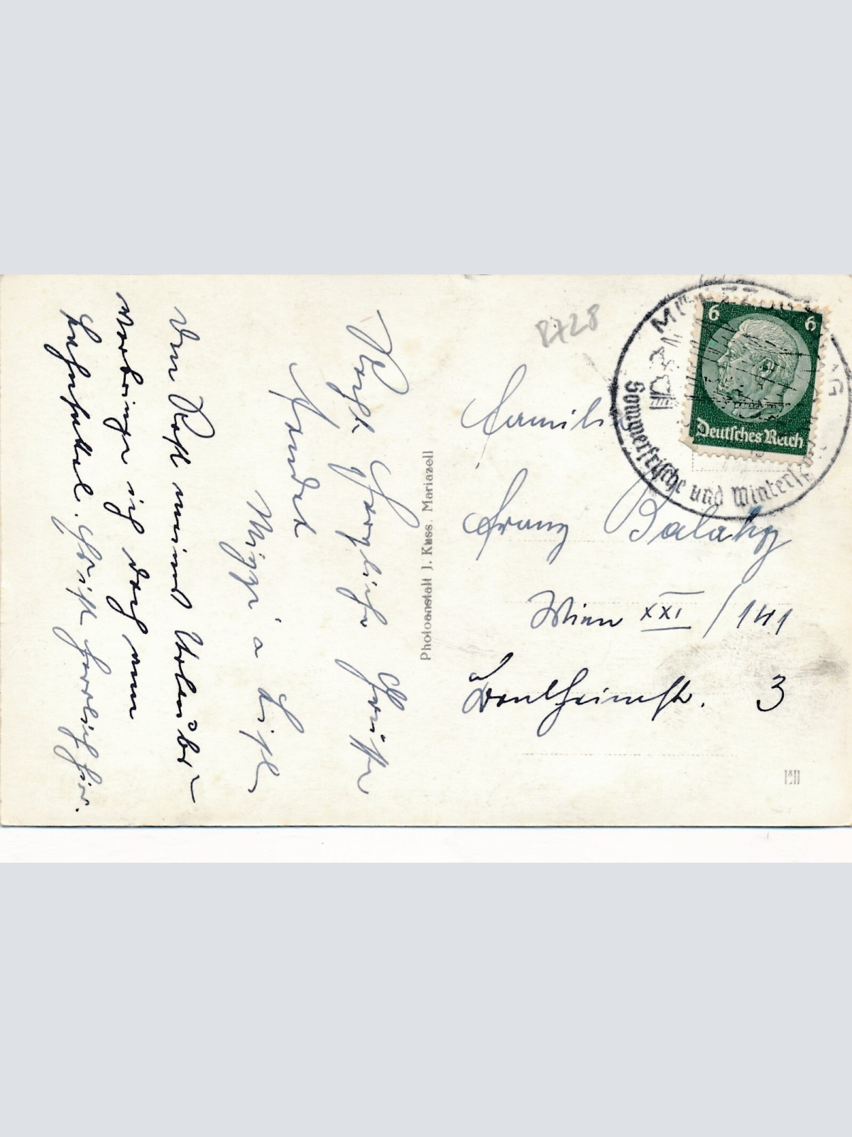 AK vom Lahnsattel mit dem Göller Steiermark Ansichtskarte (13059)